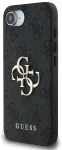 Guess PU 4G Metal Logo Case Aizsargapvalks priek&scaron; Apple iPhone 16e