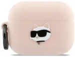 Karl Lagerfeld 3D Logo NFT Choupette Head Silicone Case Austiņu Maciņ&scaron; Apple AirPods Pro 3