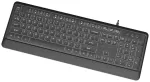 Gembird KB-UML-04 Slim Tastatūra ar apgaismojumu USB-A+C / US