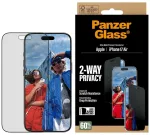 PanzerGlass&reg; 2 krypčių privatumo ekrano apsauga iPhone 17 Air; Ultra-Wide Fit su EasyAligner