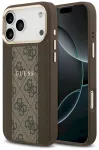 Guess 4G Stripe MagSafe Case Aizsargapvalks priek&scaron; iPhone 17 Pro Max / brūns