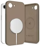 TECH-PROTECT Silicone telefono dėklas su MagSafe palaikymu iPhone 16E | iPhone 17E rudas