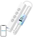 Meross MSP844(EU) smart fast charging power strip, 4 outlets + 2x USB-A + 2x USB-C (Matter)