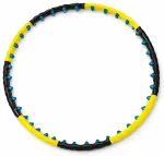 Wozinsky WHH-110 Hula Hoop Massager with Knots - Blue and Yellow