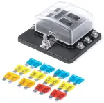 Fuse box set with neutral line 6 sockets