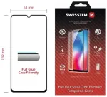 Swissten Full Face 5D Tempered Glass Aizsargstikls Pilnam Ekrānam Samsung Galaxy A40 Melns