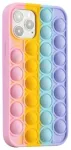 Mocco Bubble Case Aizmugurējais Antistresa Silikona Apvalks Priek&scaron; Apple iPhone 13 Pro