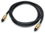 RoGer TOSPD2M SPDIF Toslink optiskais audio kabelis 2m zeltains