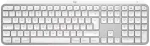 Logitech MX Keys S for Mac Bezvadu tastatūra balta