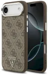 Case Guess 4G Triangle Logo MagSafe Aizsargapvalks priek&scaron; iPhone Air / brūns