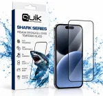 Quik Accessories SHARK Series Premium Strong Full Cover Tempered Glass Aizsargstikls priek&scaron; Apple iPhone 17 Pro Max