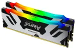 Atmiņa Kingston Fury Renegade RGB, DDR5, 96 GB, 6400MHz, CL32 (KF564C32RSAK2-96)