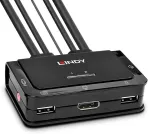 Perjungiklis Lindy NET SWITCH KVM USB HDMI/42344 LINDY