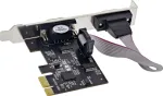 Longshine kontrolieris PCIe 2x seriālais (RS232)