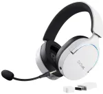 Trust 25304 FAYZO Spēļu austiņas ar vadu un bezvadu savienojumu USB-C Bluetooth / melna, balta