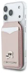 Karl Lagerfeld Mirror MagSafe Cardslot Stand Pink