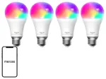 Meross MSL120 WiFi Smart LED Light Bulb (HomeKit) (four-pack)