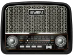 Speaker SVEN SRP-555, black-silver (3W, FM/AM/SW, USB, SD/microSD, battery)