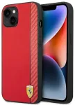 Ferrari FEHCP14MAXRE iPhone 14 Plus 6,7" raudonas anglies pluo&scaron;to dėklas