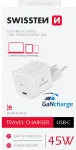 Swissten GaN Travel Charger Tīkla Lādētājs USB-C 45W