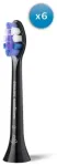 Philips Sensitive HX6056/88 Elektriskās zobubirstes uzgaļi 6 gab / melns