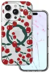 Mocco Cherry Mag Back Case Aizmugurējais apvalks priek&scaron; Apple iPhone 16 Pro