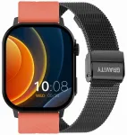 Smartwatch Gravity GT15-3 Silikona siksniņa + melna aproce / sarkana-melna