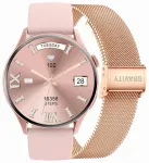 Smartwatch Gravity Siksniņa + aproce GT11-5 / rozā zelts