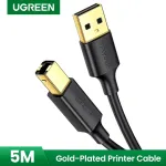 UGREEN US135 Uzlādes kabelis priek&scaron; USB A - USB B 5m / melns