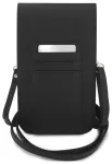 Guess PU Grained 4G Metal Logo Phone Bag Black