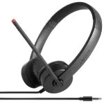 Lenovo Essential stereo analoginis ausinių mikrofonas - 3,5mm ki&scaron;tukas, Black