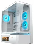 COUGAR korpusas Midi-Tower CFV235 Vision, ARGB, stiklas, White