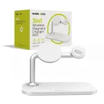 Mobile Origin 3in1 Wireless Magnetic Charger MO1, white