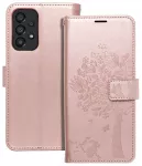 MEZZO tree knyginio tipo telefono dėklas Samsung Galaxy A33 5G (A336) rožinis