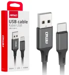 AMiO AMIO-03900 duomenų perdavimo ir įkrovimo laidas | USB-A į USB-C | 10W | 2m