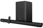 Garso kolonėlė Sven SB-2200D, juoda (300W, DolbyDigital, Bluetooth, HDMI, nuotolinio valdymo pultas, optinė, USB, ekranas, belaidis žemų dažnių garsiakalbis)