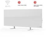 AENO Premium Eco Smart Heater, 700W, Tempered glass, Infrared+convection heating type, Plug type: Europe (E/F type), WHITE