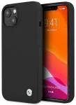 BMW BMHCP13SSILBK Hardcase Silicone Aizmugurējais Silikona Apvalks Telefonam Apple iPhone 13 Mini