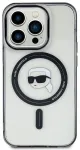 Karl Lagerfeld IML Karl`s Head MagSafe Back Case Aizsargapvalks Priek&scaron; Apple iPhone 15