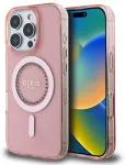 Guess IML Rhinestones Ring MagSafe Case Aizsargapvalks priek&scaron; Apple iPhone 16 Pro
