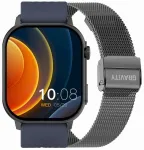 Smartwatch Gravity GT15-4 Silikona siksniņa + titāna aproce / zils