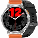 Smartwatch Gravity GT23-4 Viedpulkstenis / melns