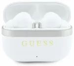 Guess Gold Line Glossy Finish TWS Wireless Earphones White