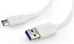 Gembird CCP-USB3-AMCM-W-0.5M USB-A uz USB Type-C kabelis 0,5m / balts