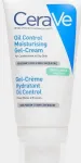 CeraVe Oil Control Gel-Cream Moisturiser with Oil Absorbing Technology & Ceramides for Combination and Oily Skin 52ml