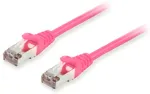 Equip Patchkabel Cat6A S/FTP 2xRJ45 30.00m pink LSZH polietilēna maisiņā