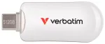 Pendrive Verbatim Plectra 512GB USB-C White