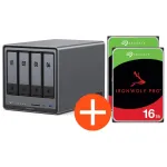 UGREEN NASync DXP4800 Plus NAS sistema 4 lizdų 32TB įskaitant 2x Seagate IronWolf ST16000NT001 16 TB