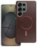 Gentleman Mag Cover telefono dėklas su MagSafe palaikymu Samsung Galaxy A57 (A576) rudas