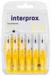 Interprox 1.1 Tarpdančių Mini &Scaron;epetėliai 6 Vienetai